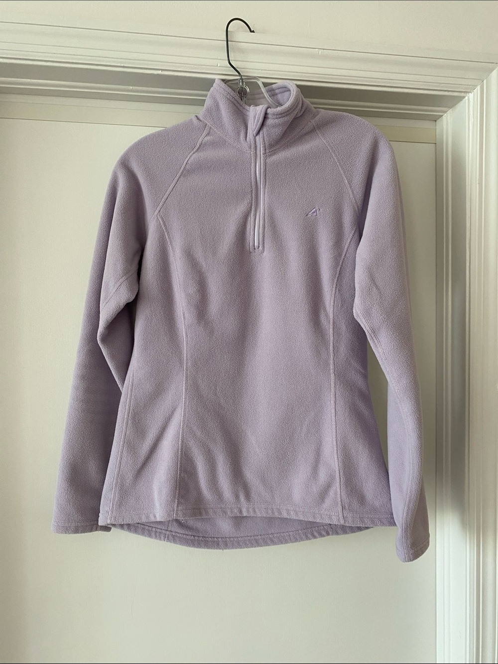 EMS Eastern Mountain Sports Lavender Fleece Shirt Tail Hem Sz L